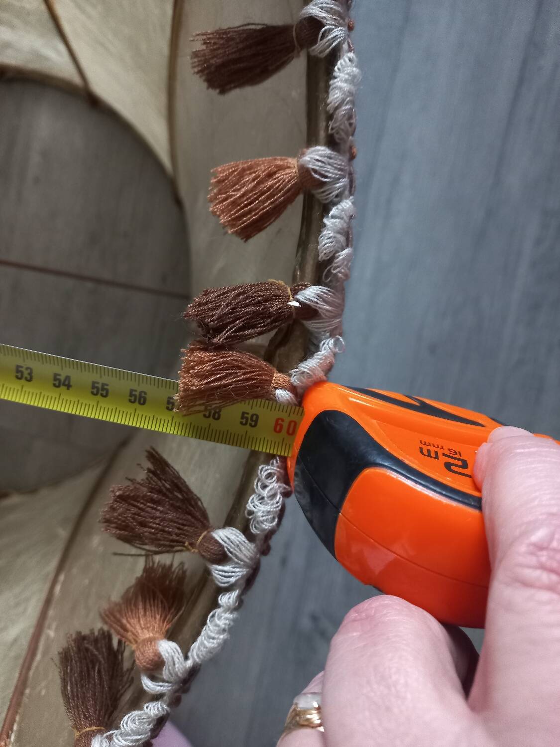 Large vintage lampshade