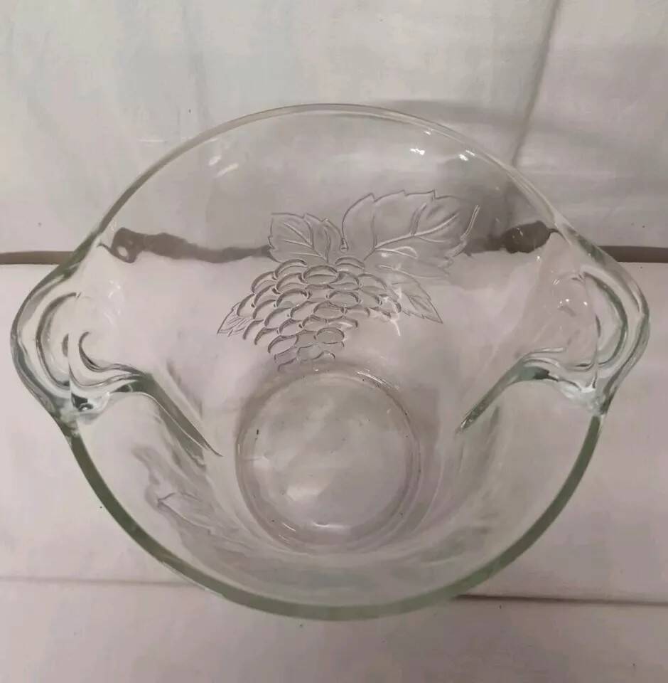 Crescendo vintage glass champagne bucket