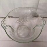 Crescendo vintage glass champagne bucket