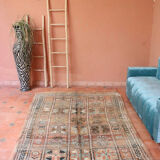 Tapis marocain ancien fait main 166 x 247 cm