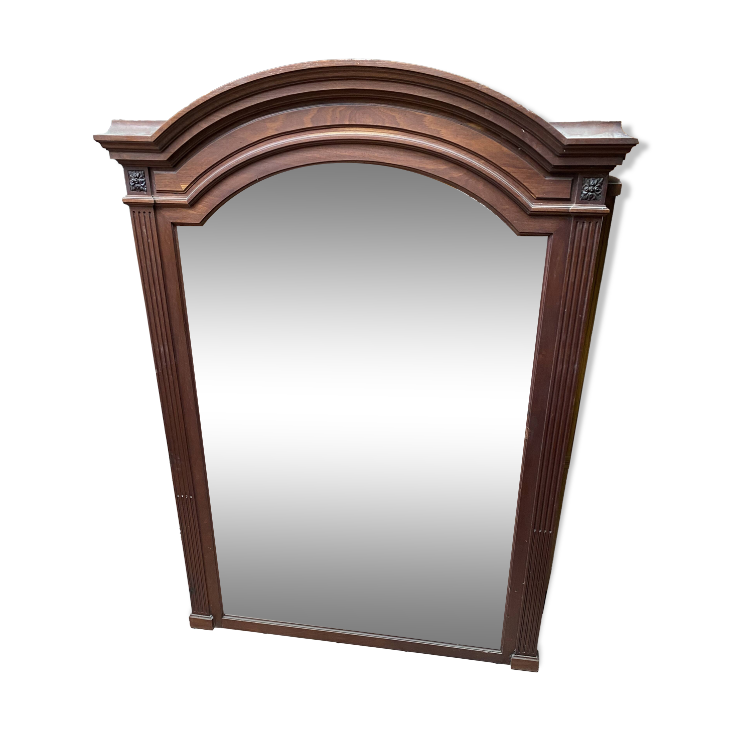 Trumeau grand miroir bois