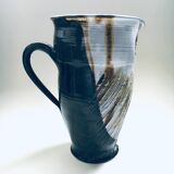 Vintage Studio Art Pottery Owl Decanter Jug by Tavares, 1970s