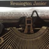Old Remington Junior portable typewriter