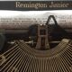 Machine à écrire ancienne Remington Junior portable