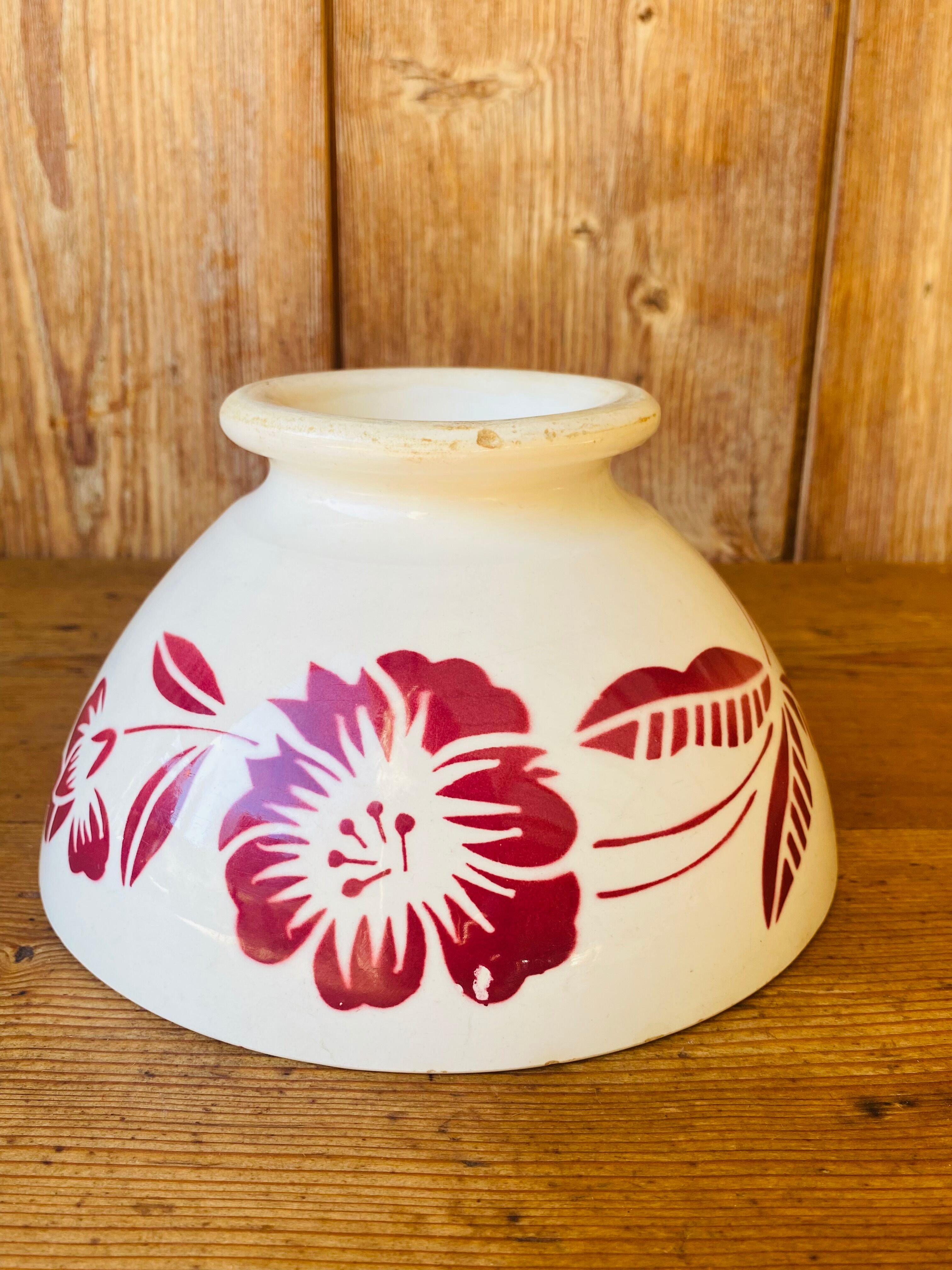 Duo of old bowls Digouin France