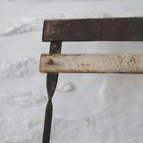 Pair of 20th Century Folding Slatted Garden Chairs