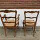 Pair Chair and Straw Chair