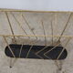 Golden metal umbrella door