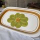Plat vintage rectangular in earthenware model monaco by salins