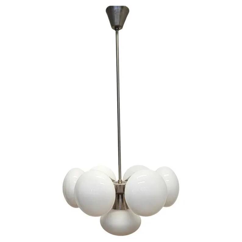 Midcentury Chrome Space Age Sputnik Pendant, 1970s
