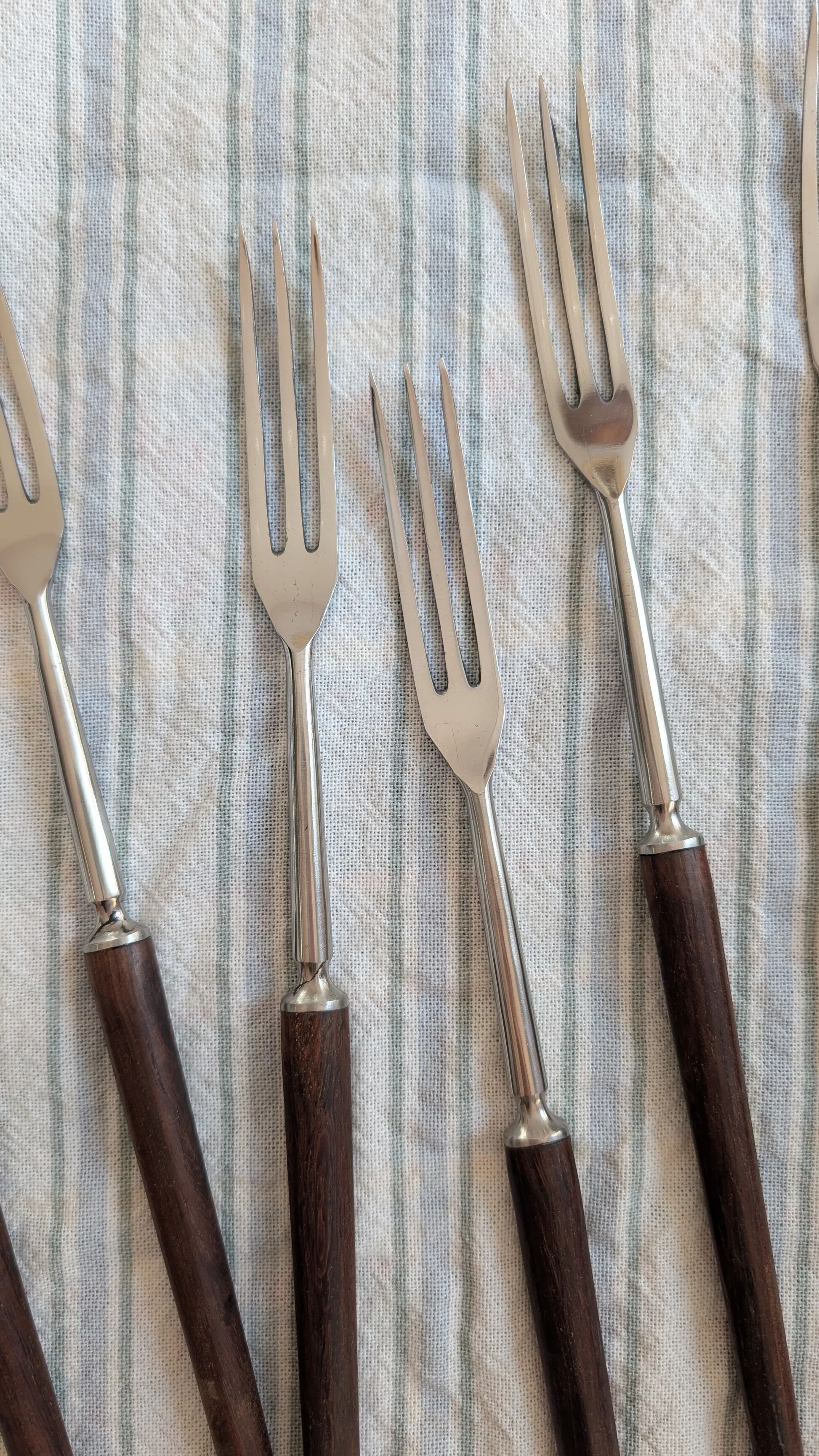 Teak forks