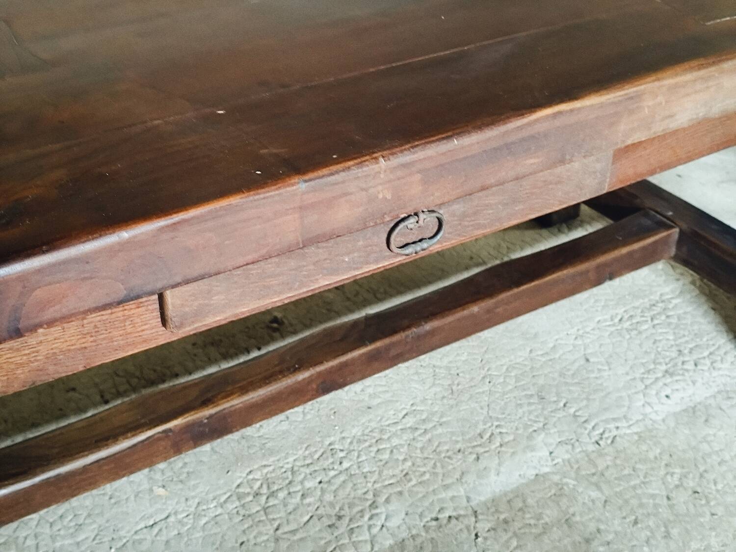 250 cm large farmhouse monastery table