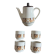 Vintage coffee service Nomar Jet – Coffee maker + 4 cups – Porcelain