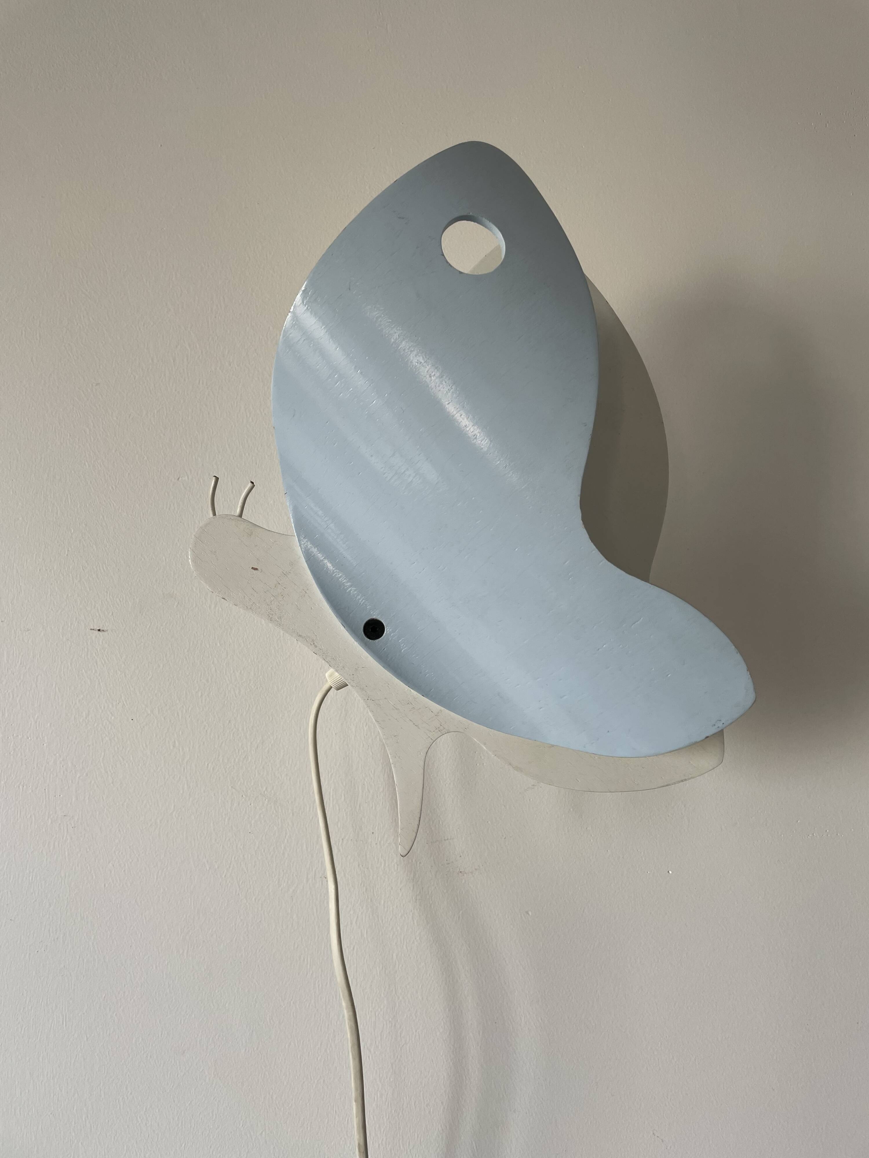 Vintage bogo france butterfly wall light