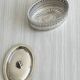 Vintage metal butter dish