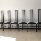 6 chairs vintage years 80