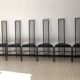 6 chairs vintage years 80