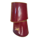 Pair of burgundy gold lampshades