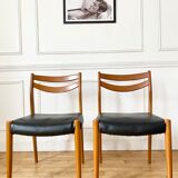 Pair of Scandinavian style chairs