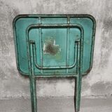Painted metal folding table