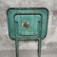 Painted metal folding table