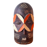 African mask carved from wood