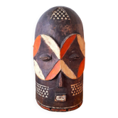 African mask carved from wood