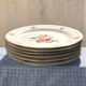 Les six assiettes fleurs