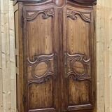 19th century Louis XV fir Cauchoise wardrobe