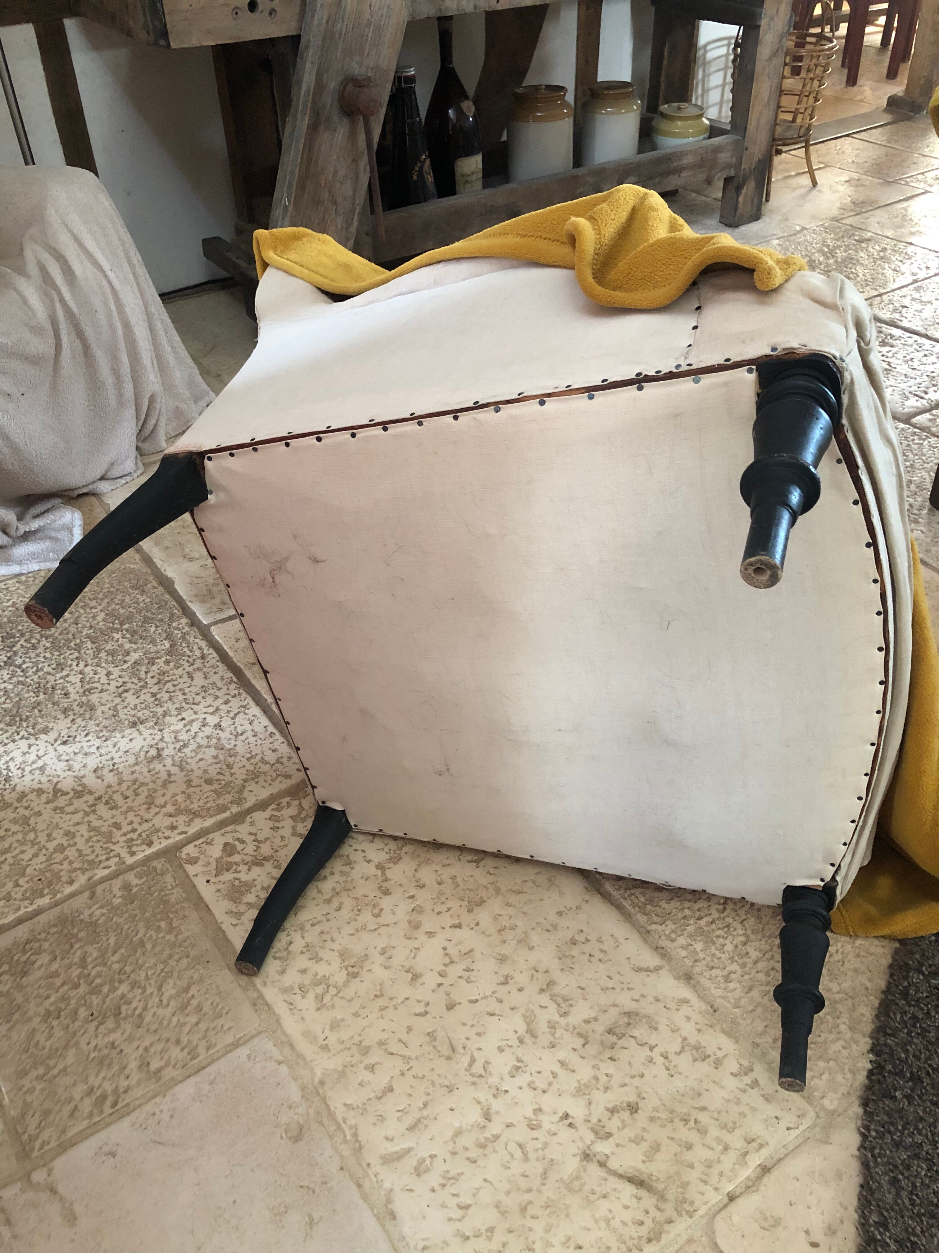 Antique style armchair