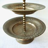 Servant brass fruit tray