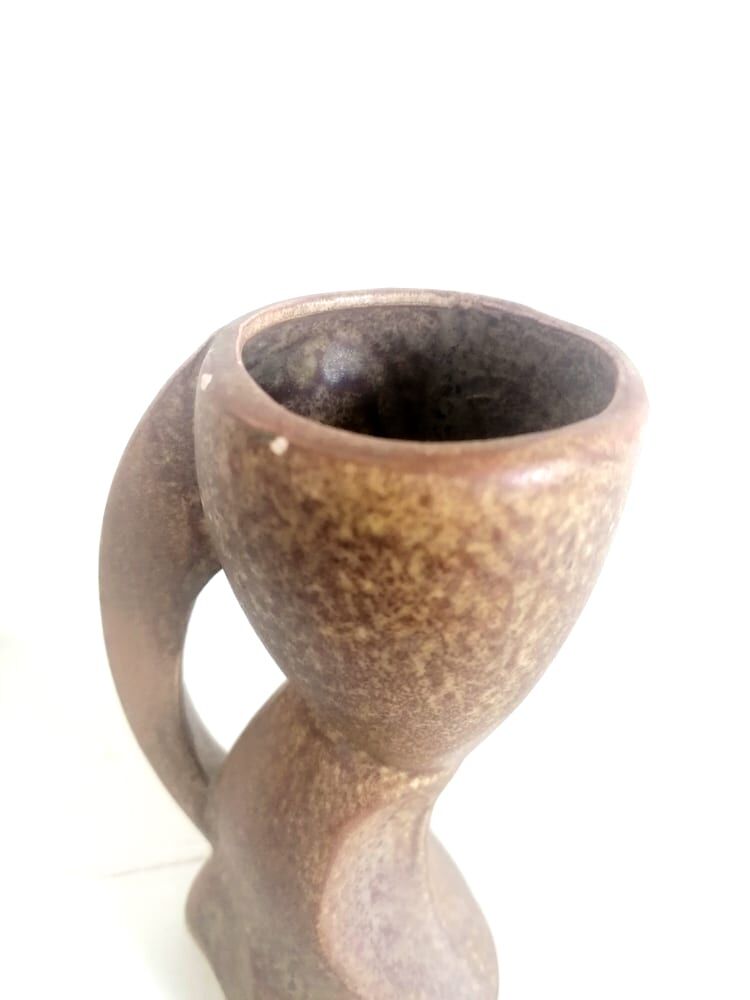 Futuristic ceramic coquetier Vallauris
