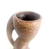 Futuristic ceramic coquetier Vallauris