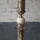Italian coat rack brass and onyx
