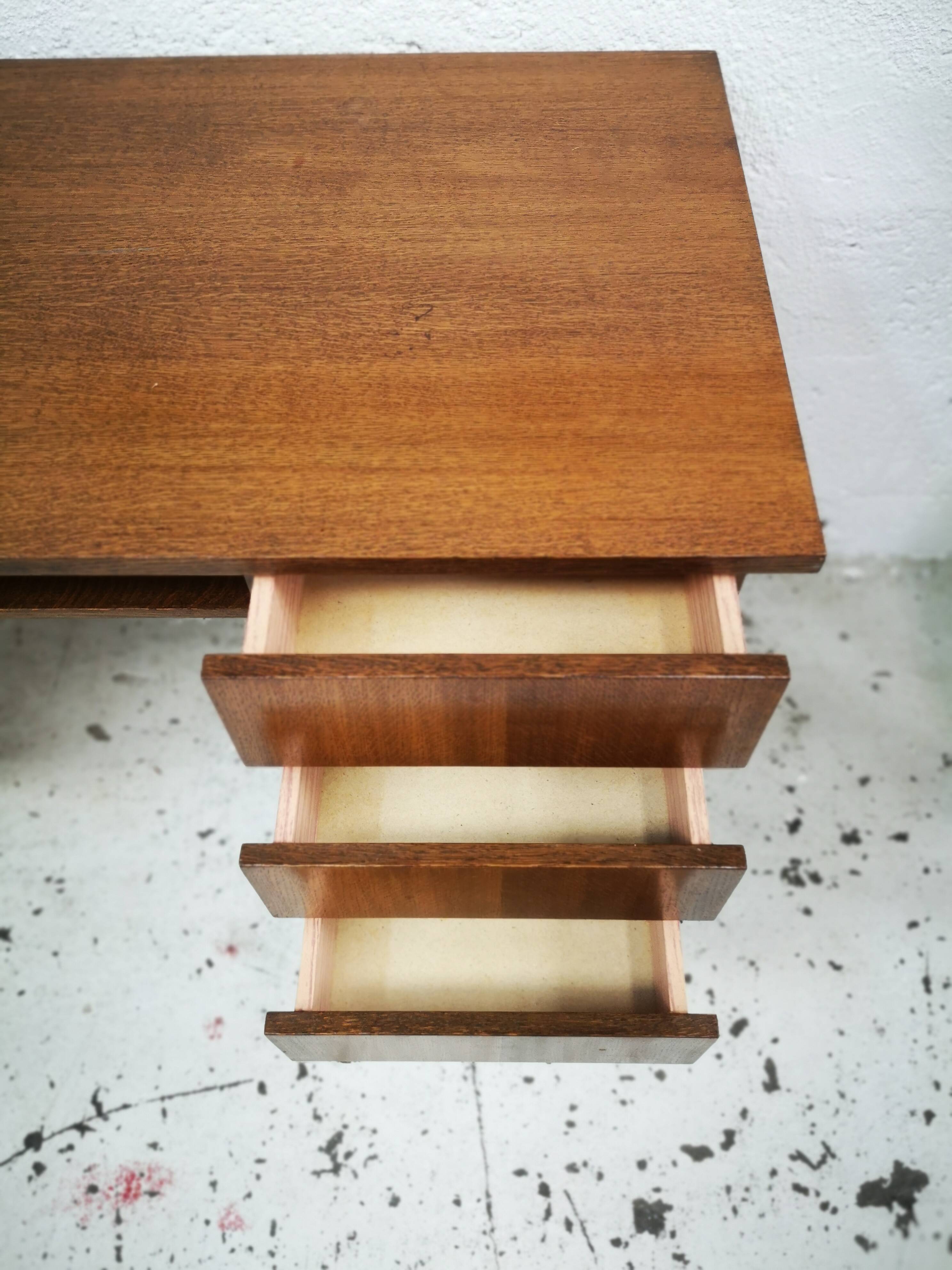Vintage 60s teak desk