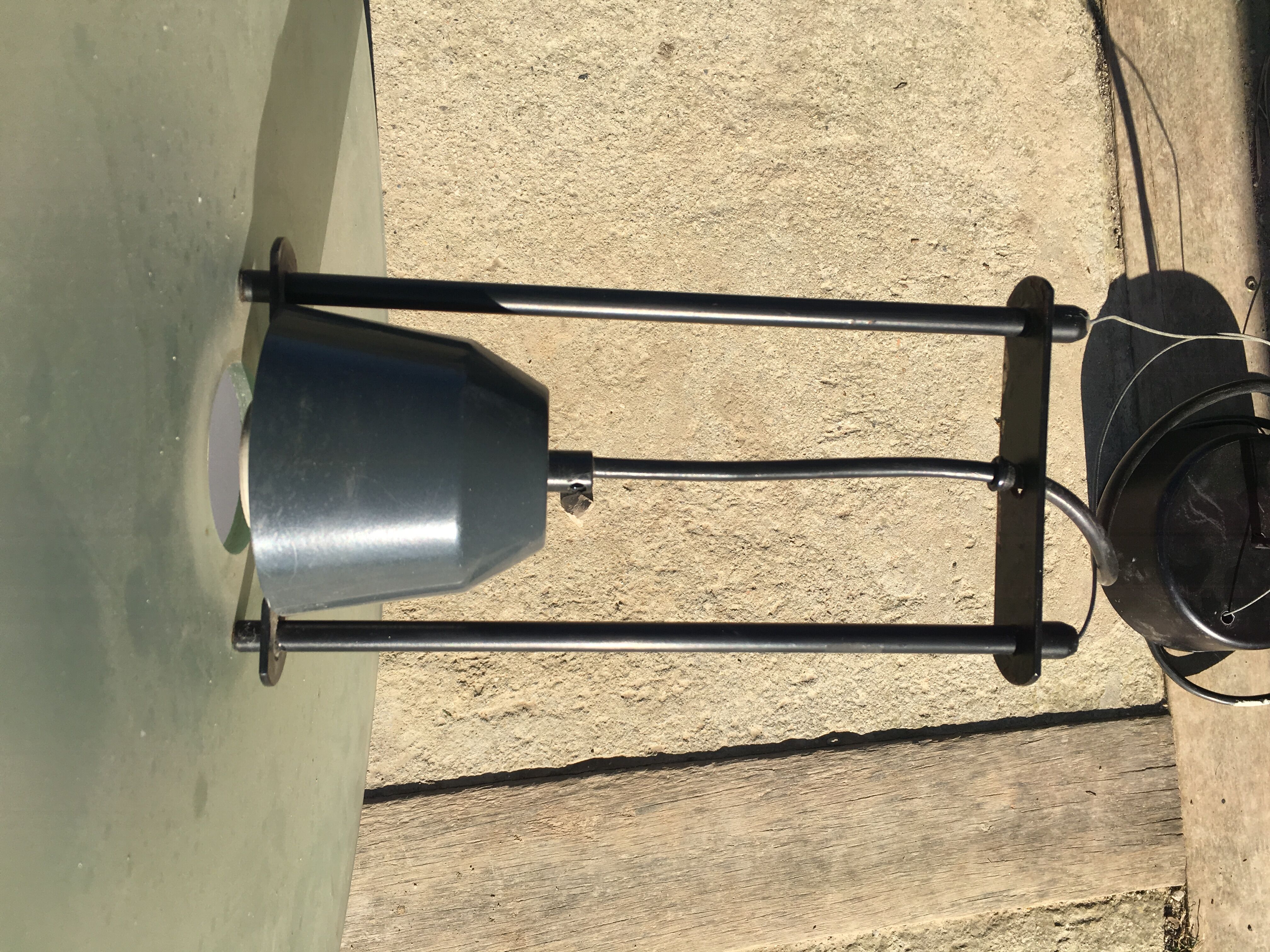 Hanging design glass 1980