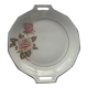 Cake dish patterns roses in art deco porcelain
