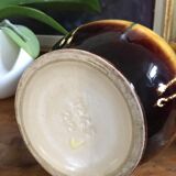 Numbered porcelain and enamel vase
