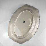 Large oval KG Luneville dish – Réverbère model