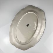 Grand plat ovale  KG Luneville – modèle Réverbère