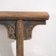 Antique Asian bench in navy blue tones (c.1870) #10
