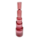 Blown glass candlestick by Bernard Heesen