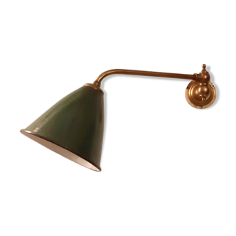Enamelled industrial style articulated arm, 1940s