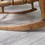 Mid - Century wooden rocking chair