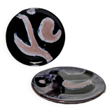 Assiettes noires