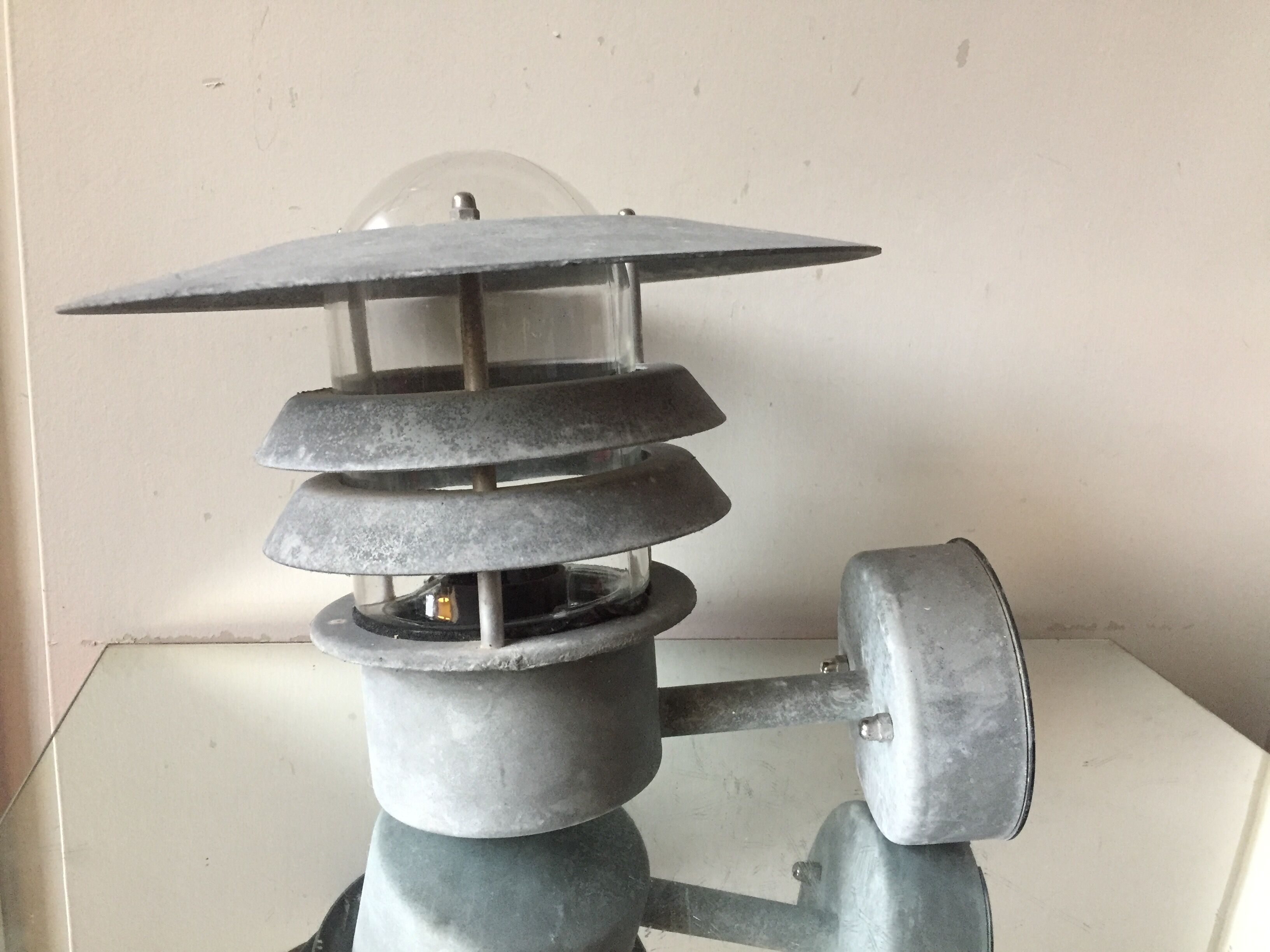 Classic danish outdoor wall lamp