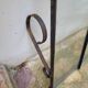 Old wrought iron marquee