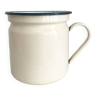 Old milk jug in enameled sheet metal