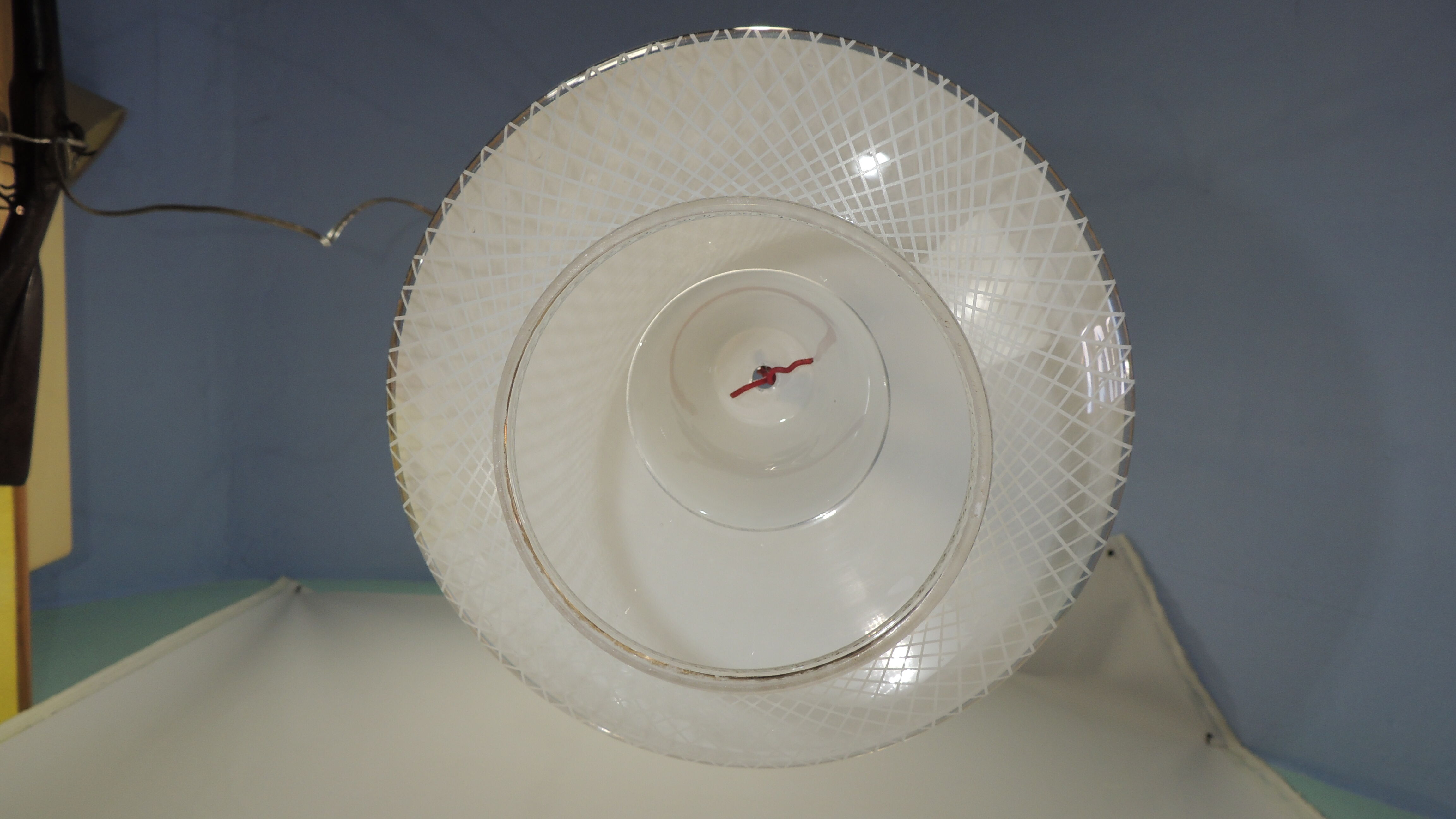 Suspension verrine opaline