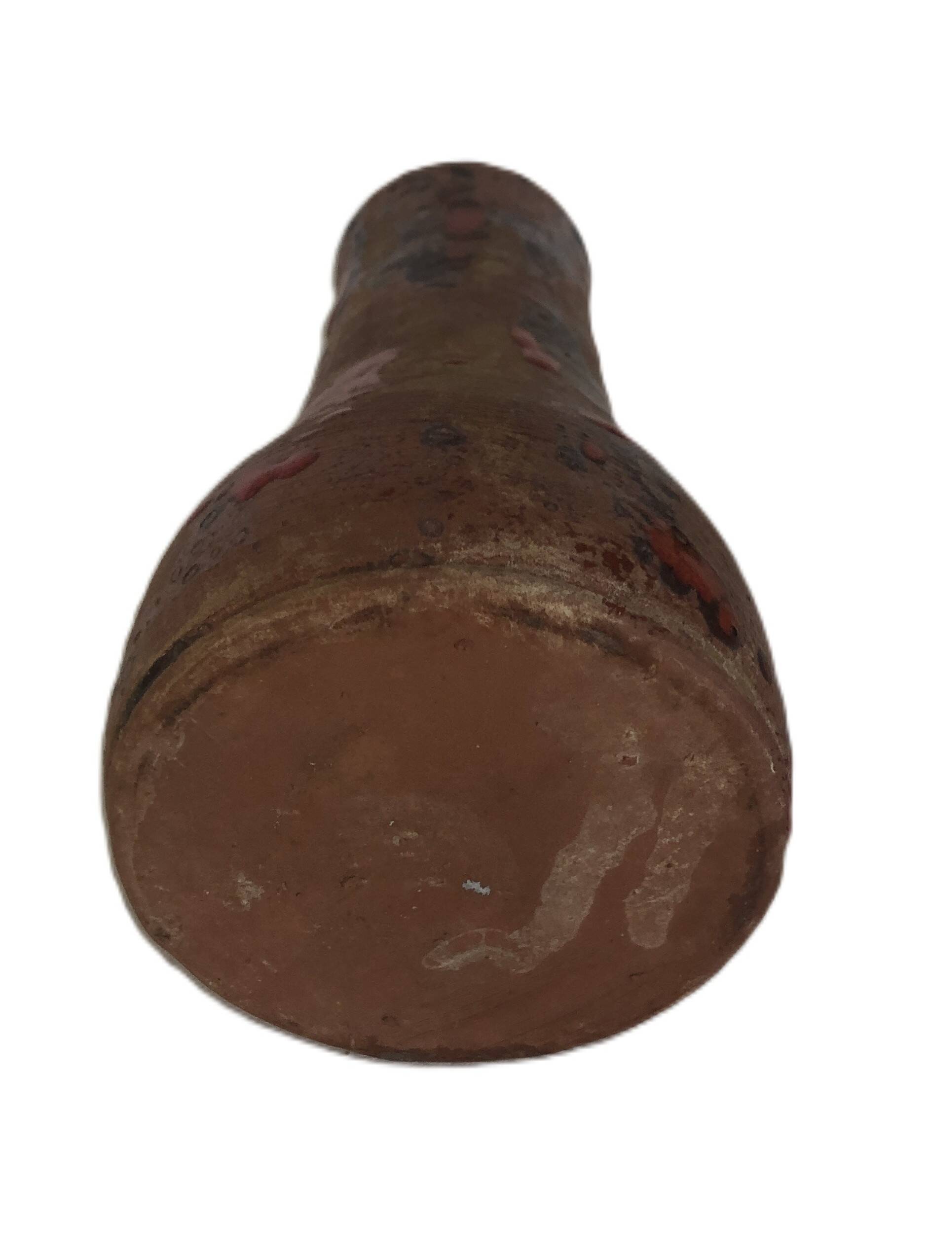 Brutalist vase with dripping decoration